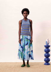 Jupe SARGASSO Nenufar bleu