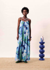 ANDAMAN Dress Blue Water Lily