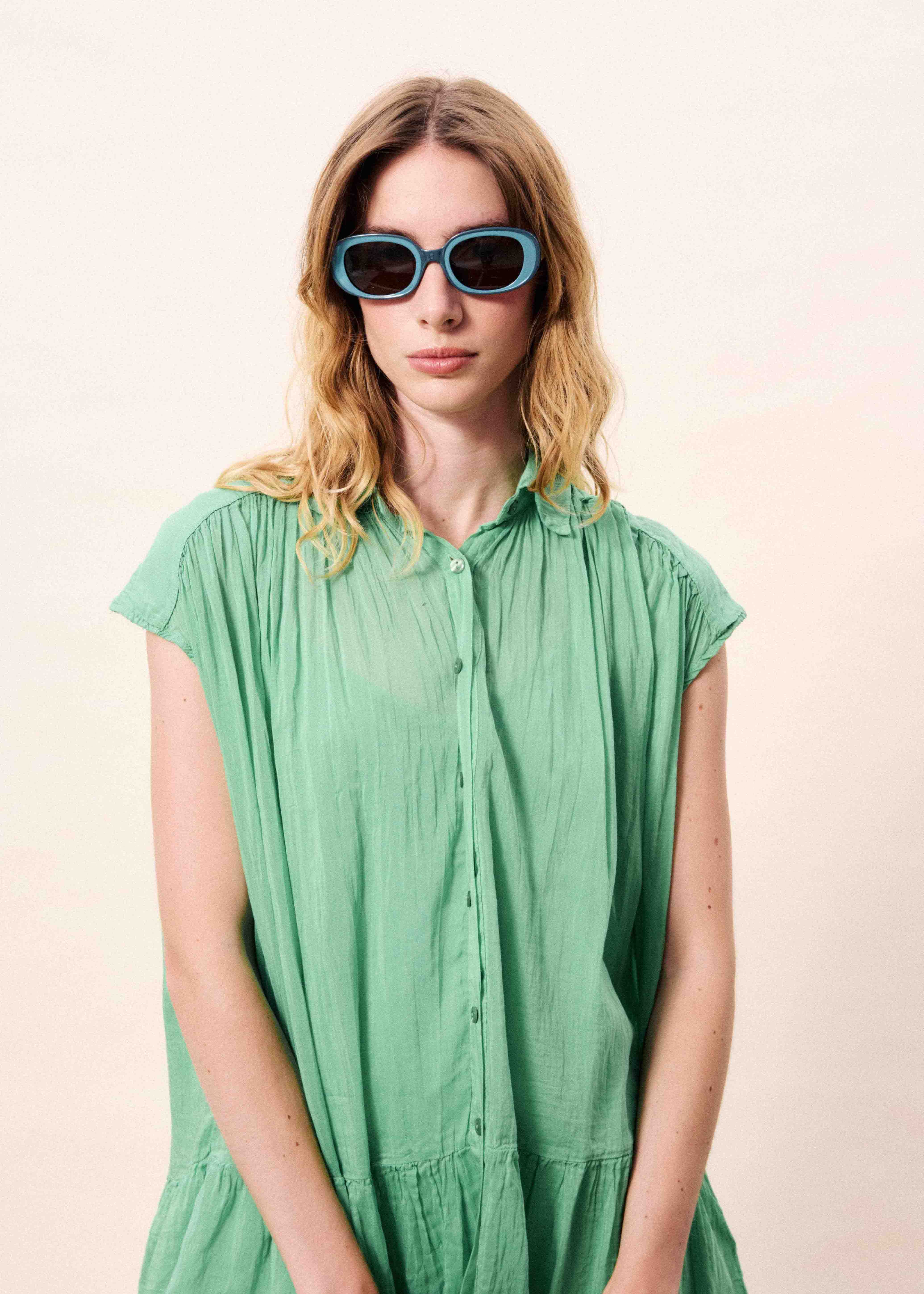 frnch green dress Lauria Green Dress FRNCH.fr