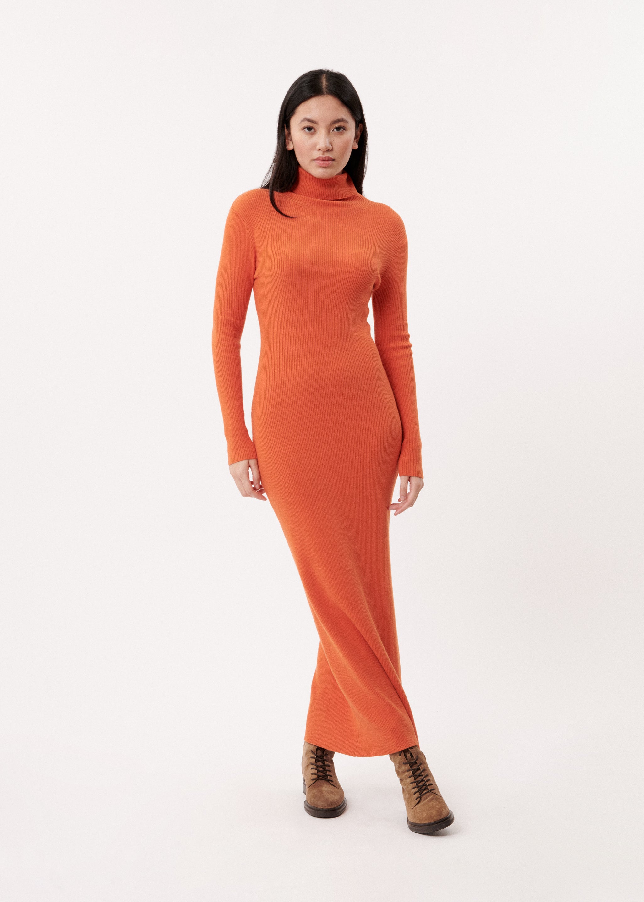 JANICE Orange Dress