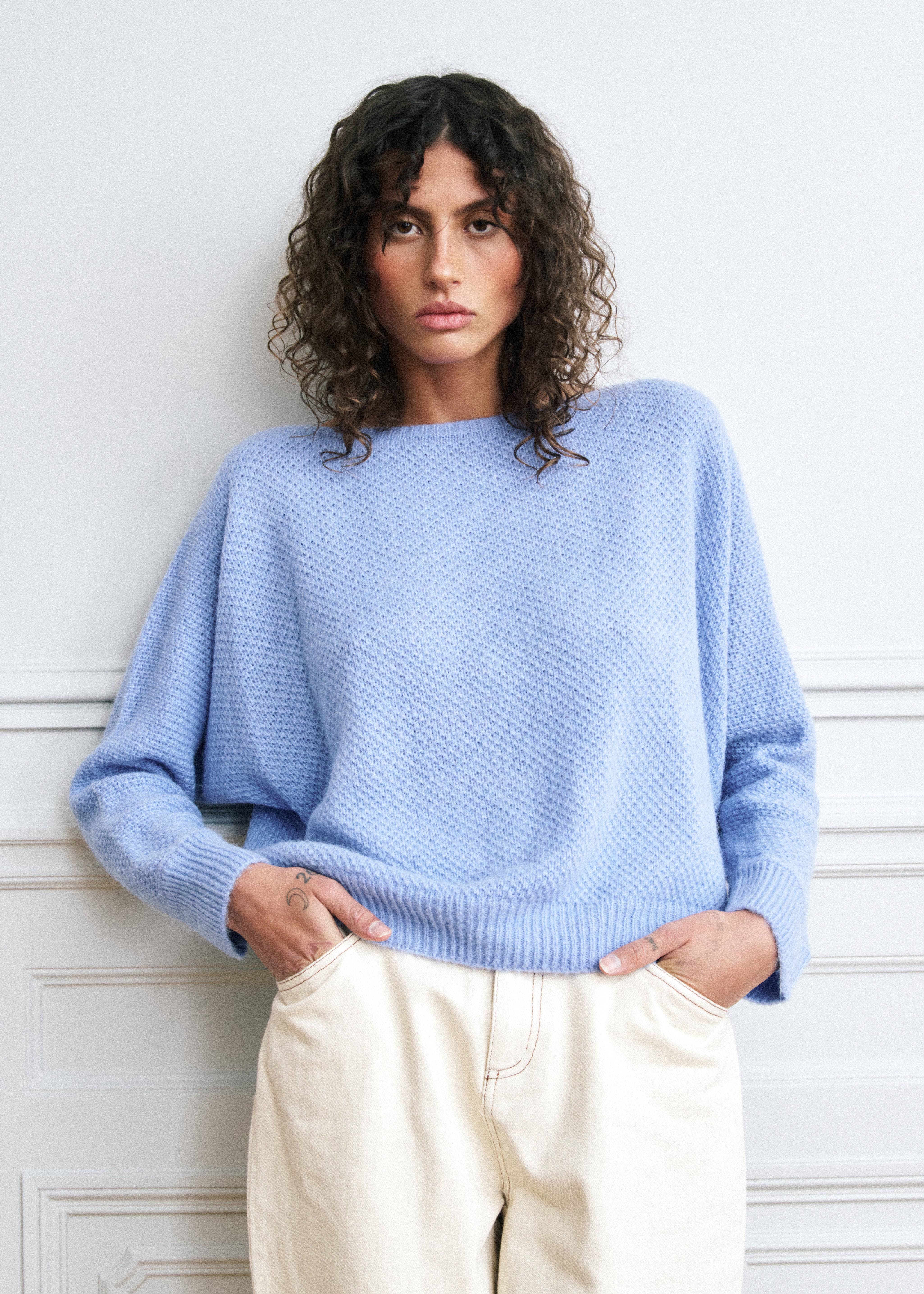 SYLVIE sweater Lavender blue