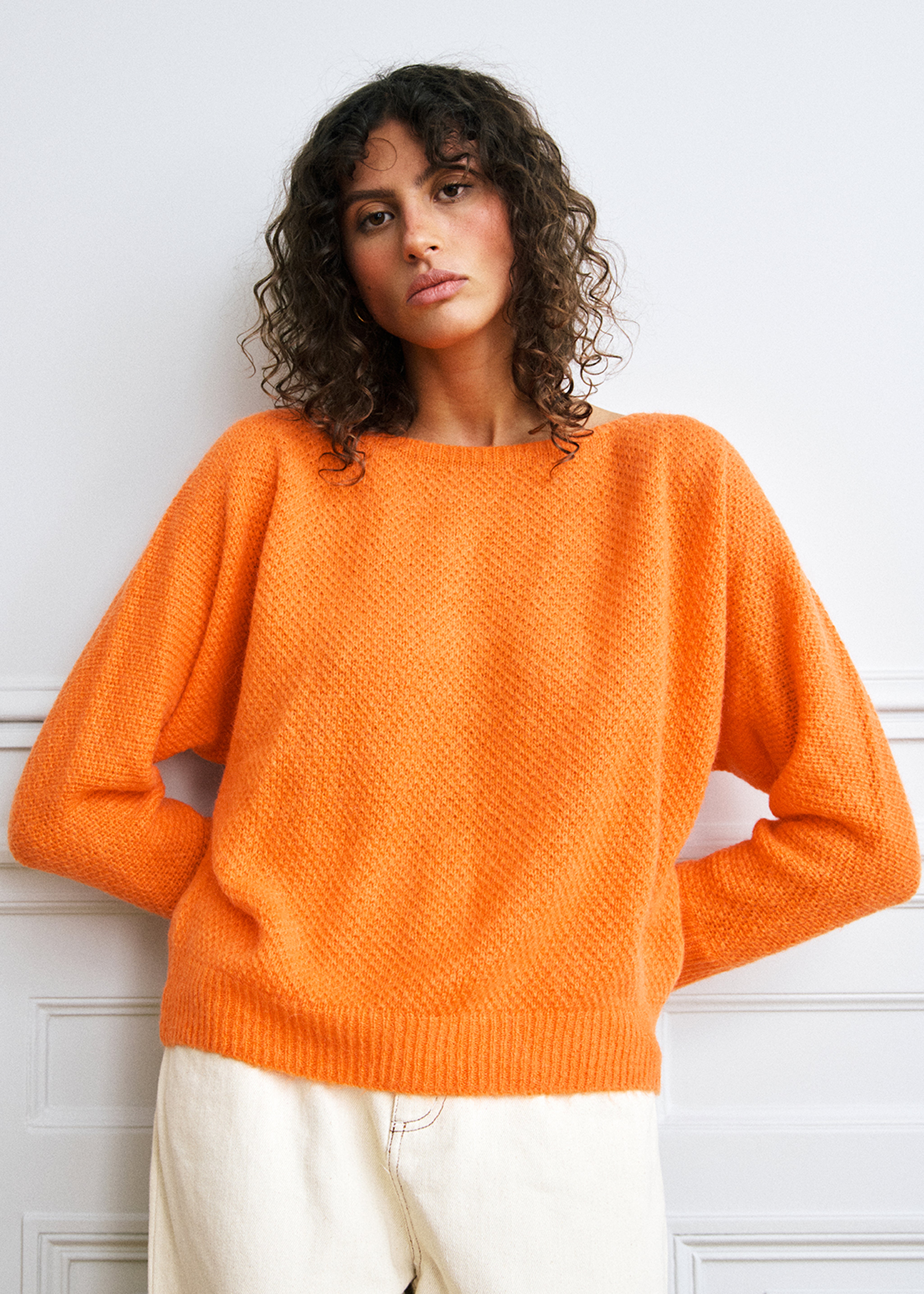Orange SYLVIE sweater