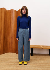 Top EUCALYPTUS Marineblauw