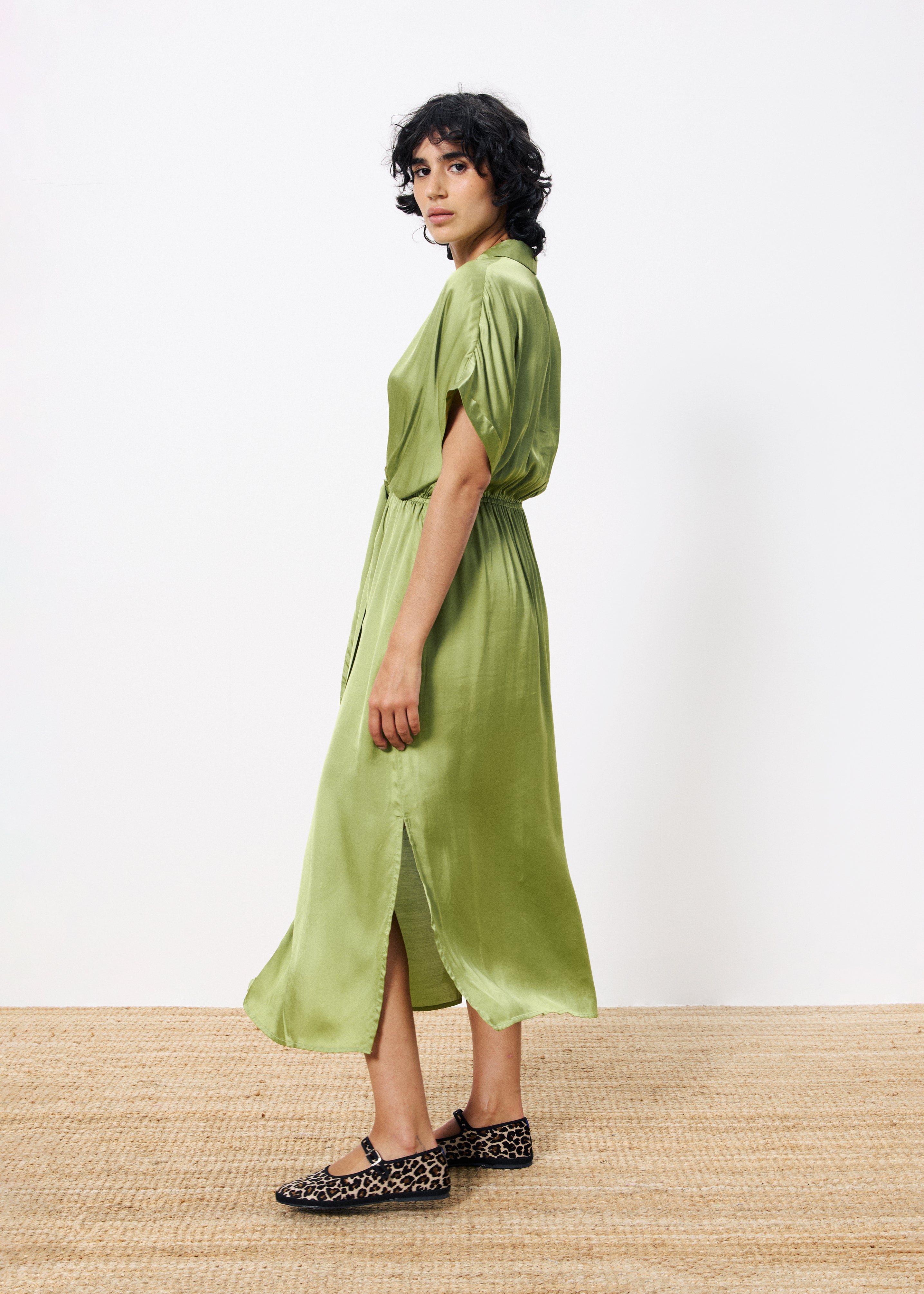 Estee Lime Green Dress FRNCH.fr Estee Lime Green Dress FRNCH.fr