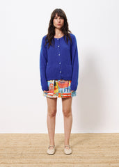 Cardigan ILOUNA Bleu electrique
